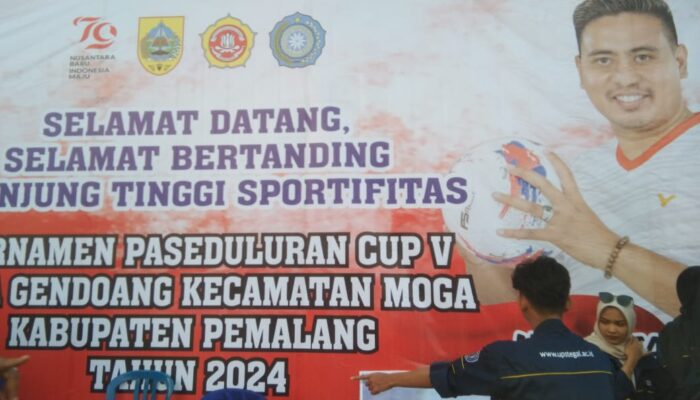 Bupati Pemalang Buka Turnamen Sepak Bola Gendoang V   