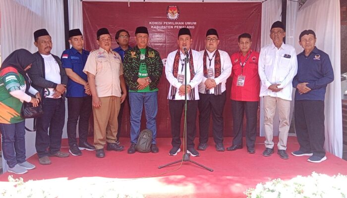 Mansur Hidayat-Bobby Dewantara Resmi Daftar Pilkada Pemalang, Petahana Siap Lanjutkan Program Kerja