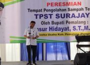 Mansur Hidayat, Bupati Pemalang Resmi Luncurkan TPST Surajaya