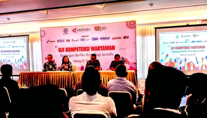 Untuk Meningkatkan Kualitas Jurnalis di Era Digital Puluhan Wartawan Ikuti UKW Yang Diadakan LP Antara