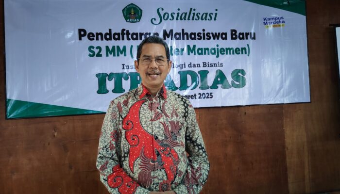 ITB Adias Sosialisasikan Pendaftaran S2 MM, Dengan Kuliah Hybrid Biaya Terjangkau