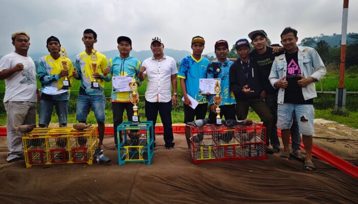 AMK News Gelar Kejuaraan Merpati Kolong Cup III: Arya BF Raih Juara Pertama