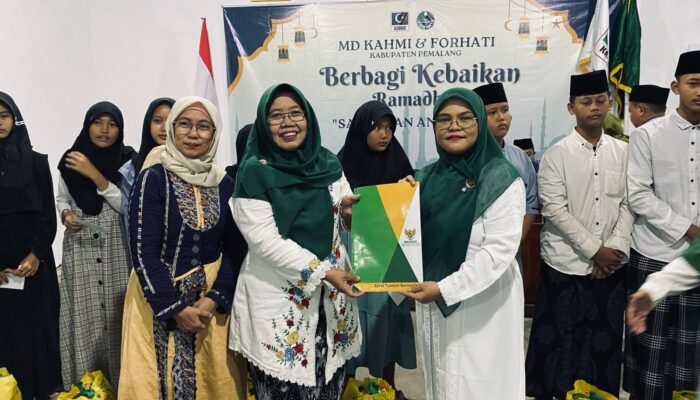Camat Ulujami Apresiasi Bukber dan Santunan Anak Yatim oleh Baznas MD KAHMI-Forhati, HIPKA Pemalang