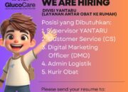 Lowongan Kerja YANTARU: Solusi Sehat Langsung ke Rumah Bersama Apotek GlucoCare