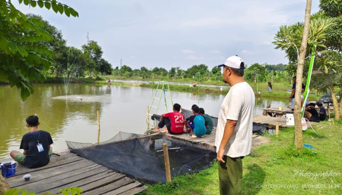 Embung Pudak Wangi Surga Mancing Baru di Penggarit, Tarik Puluhan Pengunjung Sejak Dibuka