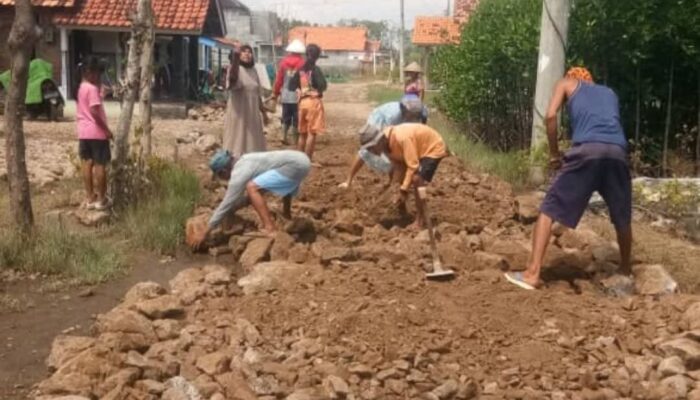 Miris! Warga Pemalang Rela “Mengemis” Demi Perbaiki Jalan Rusak Akibat Banjir Rob
