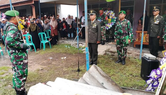 Kodim 0711/Pemalang Gelar Upacara Militer untuk Almarhum Serma Wahid