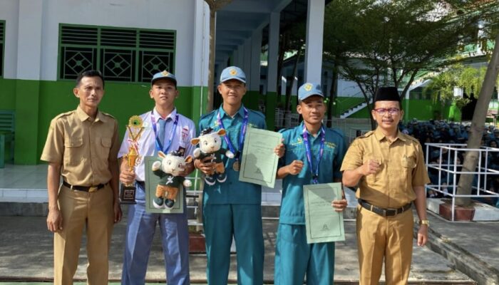 SMK Nusantara 1 Comal Beri Beasiswa Prestasi Porsema untuk Juara Olahraga Siswa