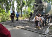 Jalan Terjal “Leter S” Di Desa Jatingarang Diperbaiki, Akses Kedunggong-Medayu Ditutup Total