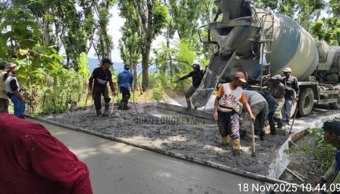 Jalan Terjal “Leter S” Di Desa Jatingarang Diperbaiki, Akses Kedunggong-Medayu Ditutup Total