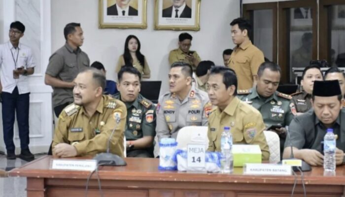 Jateng Perkuat Keamanan Nataru, Bupati Pemalang Ikut Matangkan Koordinasi