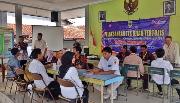 Dengan Sistem “Koreksi Buta”, Desa Kramat Sukses Gelar Seleksi Perangkat Desa Secara Transparan