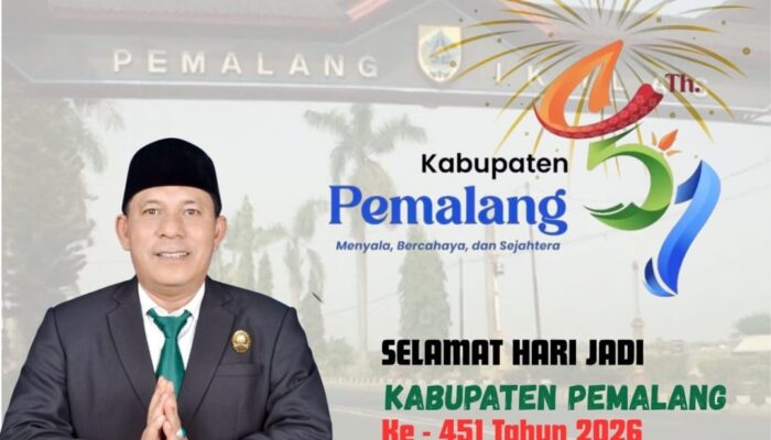HUT Ke-451 Pemalang: Slamet Ramuji Ajak Warga Menyalakan Spirit Gotong Royong