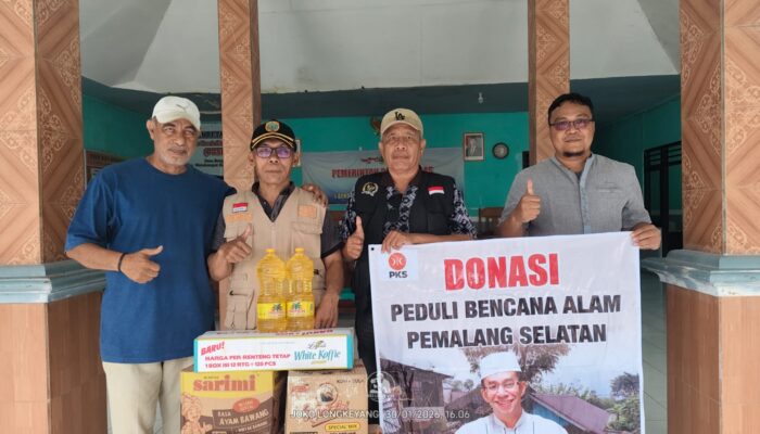 Tuntaskan Misi Kemanusiaan, Rizal Bawazier Santuni Anak Korban Longsor Bongas