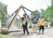Jembatan Mendelem Ambrol, Kadis DPU Segera Bangun Jembatan Darurat