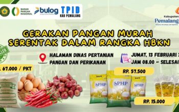 Kendalikan Inflasi, Pemalang Gelar Pangan Murah Serentak