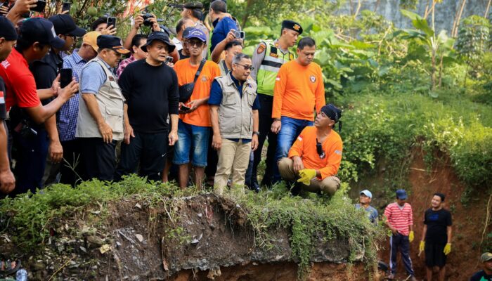 Ahmad Luthfi Instruksikan Perbaikan Longsor Ungaran Rampung Sepekan