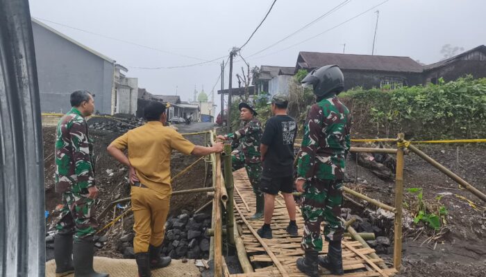 Akselerasi Pemulihan Pasca Benda Alam Pulosari, Dandim Pemalang Kawal Rekonstruksi 9 Jembatan