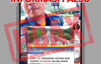 Sasar Gubernur Ahmad Luthfi, Hoaks Kenaikan Tarif Tol Batang-Semarang Viral di TikTok