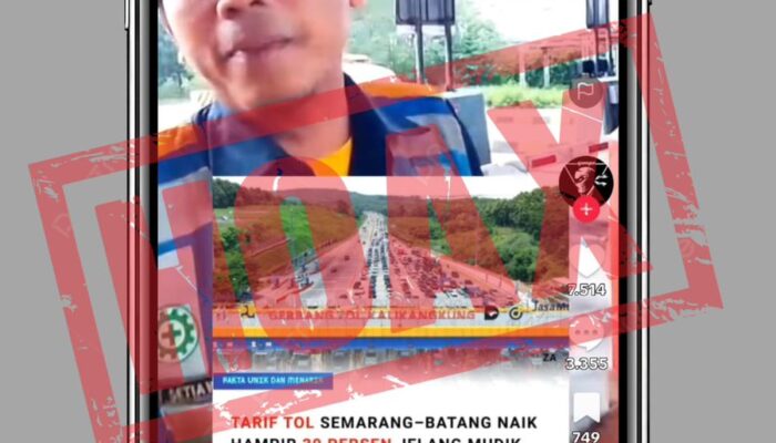 Sasar Gubernur Ahmad Luthfi, Hoaks Kenaikan Tarif Tol Batang-Semarang Viral di TikTok