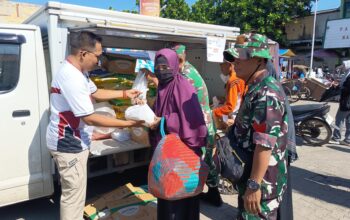 Ringankan Beban Rakyat, Kodim 0711/Pemalang Gelar Bazar Pangan Murah