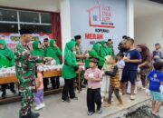 Sapa Warga Paduraksa, Koramil 01 Pemalang Tebar Ratusan Paket Takjil