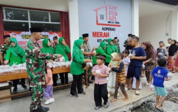 Sapa Warga Paduraksa, Koramil 01 Pemalang Tebar Ratusan Paket Takjil