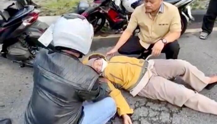 Aksi Kemanusiaan di Gombel, Ahmad Luthfi Turun Tangan Evakuasi Korban Laka