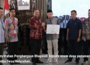 Borong Ratusan Juta! Desa Penggarit Sabet Gelar Terbaik di Penghargaan Rhapsodi Pemalang