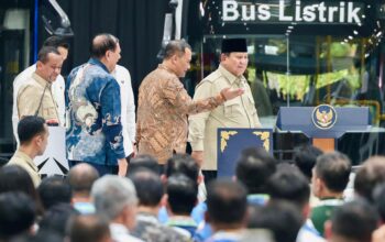 Jateng Jadi Pionir, Presiden Prabowo Resmikan Pusat Bus Listrik di Magelang