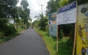 Ruas Jalan Paket 7: DPUTR Pemalang Poles Jalan Belik-Watukumpul Senilai Rp3,9 Miliar