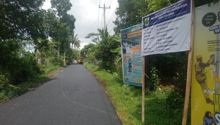 Ruas Jalan Paket 7: DPUTR Pemalang Poles Jalan Belik-Watukumpul Senilai Rp3,9 Miliar