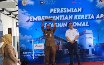 Wajah Baru Stasiun Comal: Kini Resmi Layani Penumpang Lagi! Setelah Diresmikan Bupati Pemalang