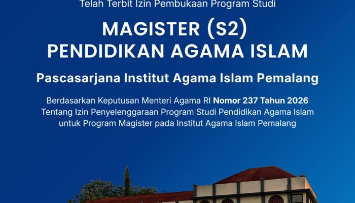 Cetak Sejarah, INSIP Pemalang Resmi Buka Program Magister PAI