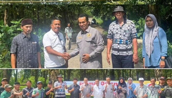 Kawal Aspirasi, Rizal Bawazier Resmikan Drainase Strategis di Bantarbolang