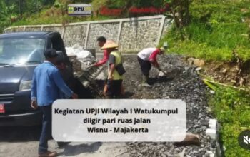 DPU TR Pemalang Kebut Pengaspalan Wisnu–Majakerta Yang Terkena Longsor