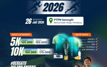 Siap-Siap! Moga Unity Run 2026 Bakal Guncang Pemalang Juli Mendatang