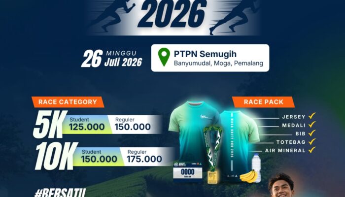 Siap-Siap! Moga Unity Run 2026 Bakal Guncang Pemalang Juli Mendatang