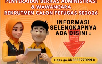 Wajib Hadir! BPS Pemalang Panggil Calon Petugas SE2026 untuk Ujian Wawancara