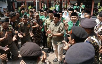 Bupati Pemalang Hadiri Gelar Apel Akbar GP Ansor, Ribuan Kader Hijaukan Pendopo Disparbud