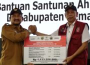 Bupati Pemalang Kukuhkan Kampung Siaga Bencana, Wamensos Serahkan Santunan