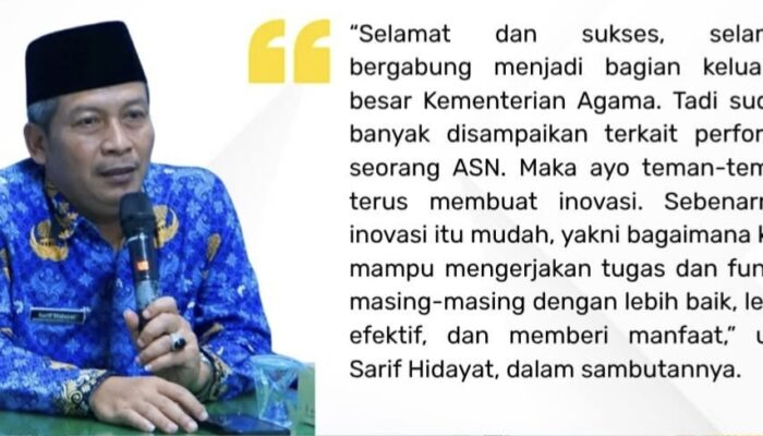 Kemenag Pemalang Resmi Lantik 42 PNS Baru, Kakanwil: Jadilah ASN yang Cerdas dan Ikhlas!