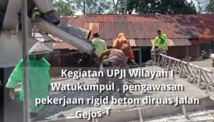 Warga Watukumpul Bakal Tersenyum, DPUPR Pemalang Kebut Betonisasi Jalan Gejos–Tlagasana