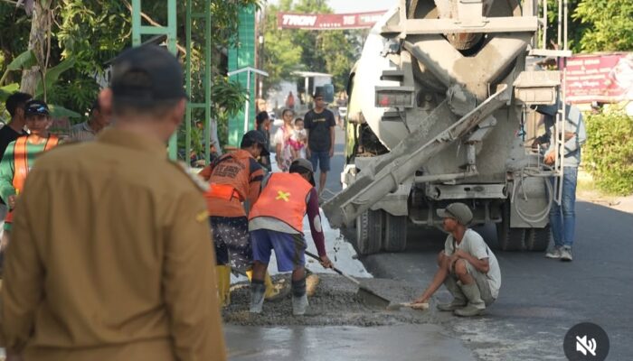 Bupati Anom Tinjau Proyek Jalan, Pastikan Infrastruktur Pemalang Makin Mantap