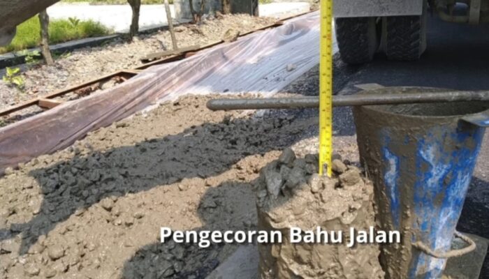 Dongkrak Ekonomi Daerah, DPUPR Pemalang Kawal Ketat Rigid Beton Jalur Iser–Kendalsari