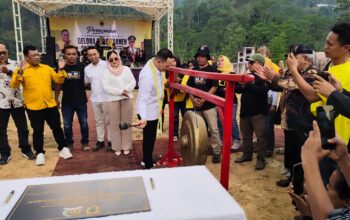 Doni Akbar DPr RI ResmikanLapangan ‘GBK’ Desa Jojogan Pemalang 