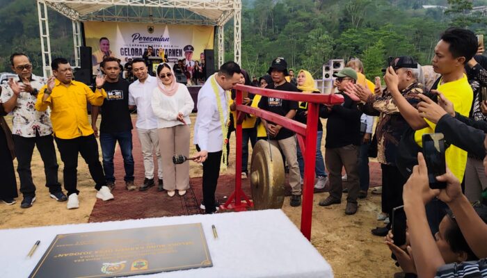 Doni Akbar DPr RI ResmikanLapangan ‘GBK’ Desa Jojogan Pemalang 