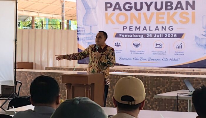 Mengurai Tantangan UMKM Tekstil, Wabup Pemalang Resmikan Paguyuban Konveksi Pemalang