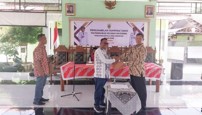 Tim Pengawas Pilkades Comal Dilantik, Netralitas Jadi Kunci