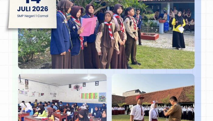 DHR 45 dan Forum Anak Comal Tanamkan Nasionalisme di MPLS Comal